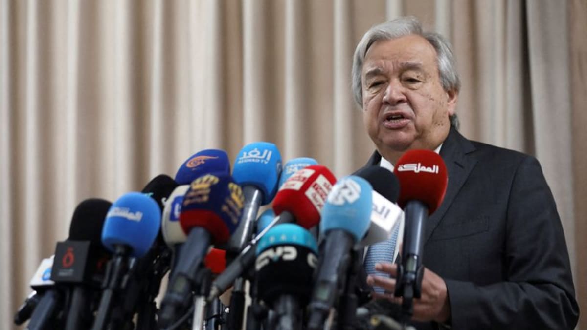 UN chief calls for maximum restraint after Iran's attack on Israel