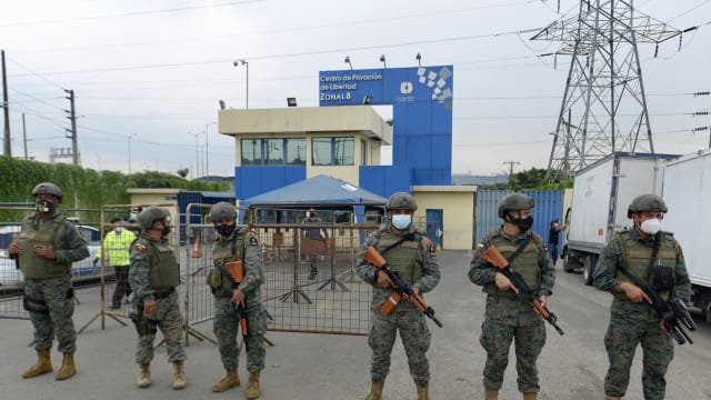 厄瓜多尔监狱发生暴动 至少62名囚犯死亡