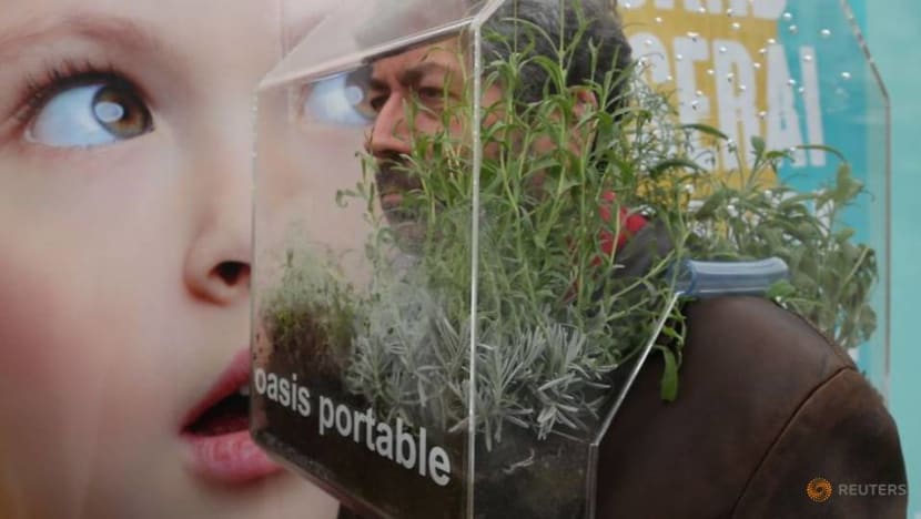 Belgian artist's 'portable oasis' creates COVID-free bubble for one Belgian artist's 'portable oasis' creates COVID-free bubble for one