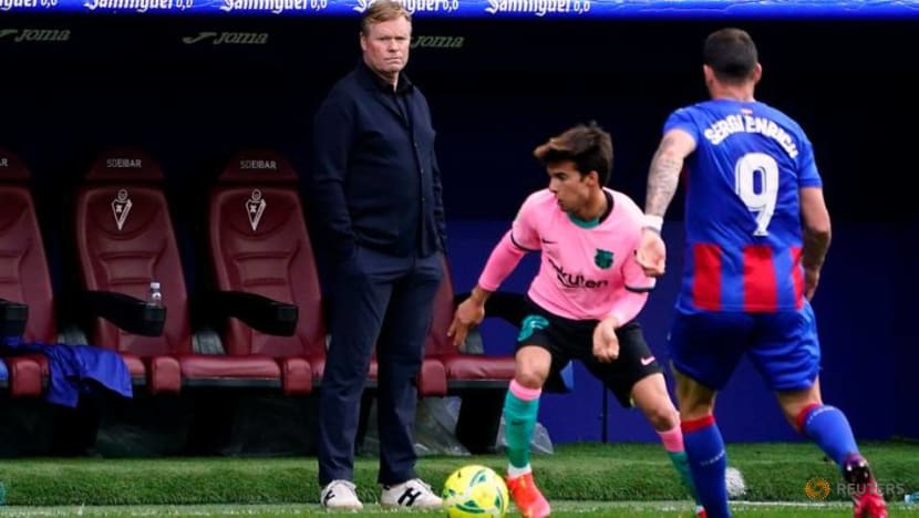 Soccer-Griezmann strike secures third place for Barca in La Liga Soccer-Griezmann strike secures third place for Barca in La Liga