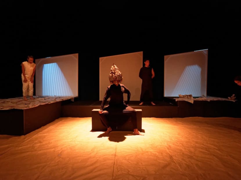 Jean Tay and Saga Seed Theatre's The Shape Of A Bird. Photo: Jenson Chen Jean Tay and Saga Seed Theatre's The Shape Of A Bird. Photo: Jenson Chen