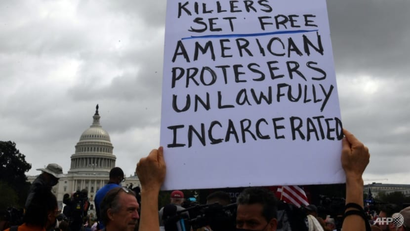 Sparse attendance at rally in support of US Capitol rioters Sparse attendance at rally in support of US Capitol rioters