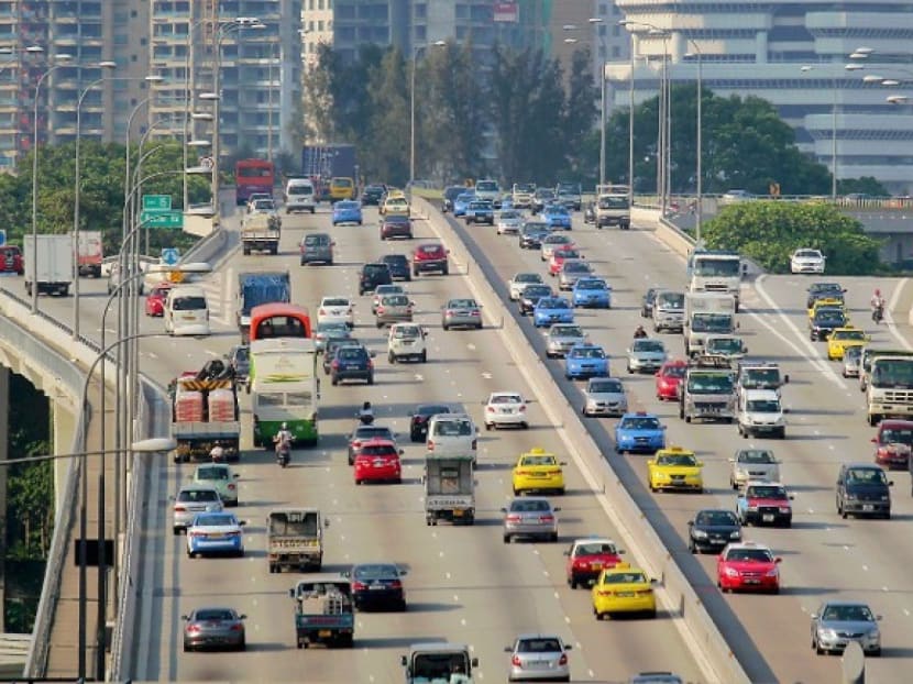 File photo of traffic in Singapore. Photo: Channel NewsAsia
