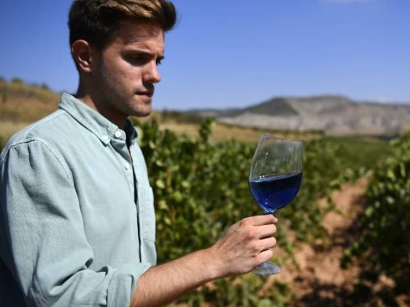 Fancy a glass of blue wine? A Spanish company is making waves in a conservative industry Fancy a glass of blue wine? A Spanish company is making waves in a conservative industry