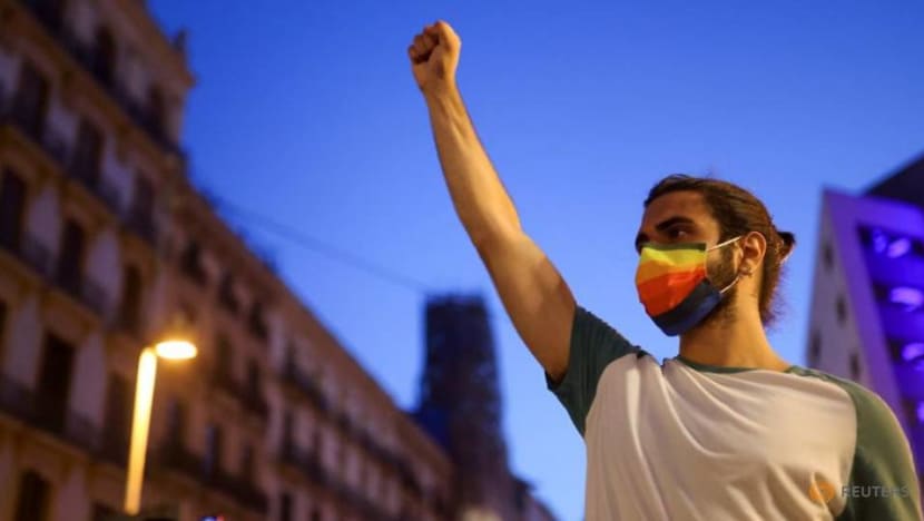 Protests in Spain against suspected LGBT hate crime Protests in Spain against suspected LGBT hate crime