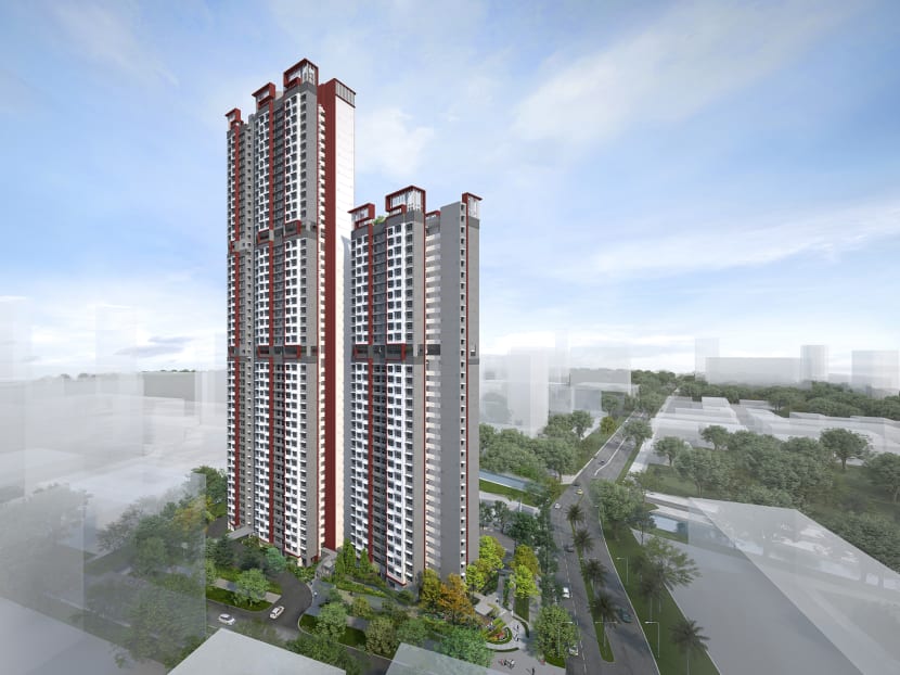 An artist's impression of King George’s Heights in Kallang-Whampoa, the second project under the Prime Location Public Housing scheme.
