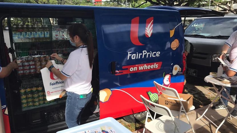 FairPrice introduces 'store on wheels' to bring groceries closer to residents during COVID-19 circuit breaker