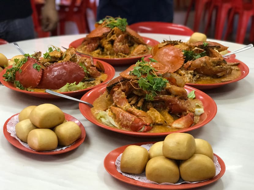 Challengers need to finish 2kg of chilli crabs, with six mantous to get it for free. Their photos and names will be placed on a wall of fame. Photo: Sonia Yeo
