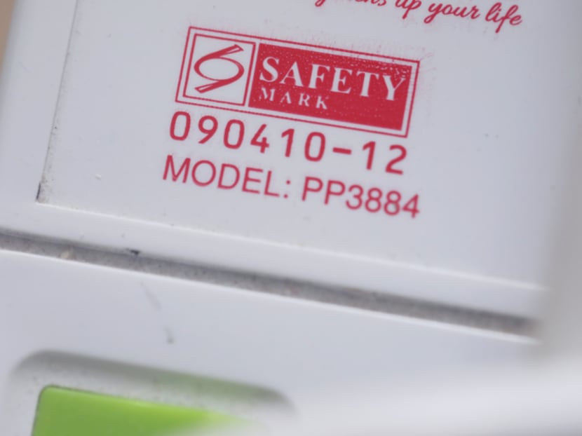 Consumers are advised to check that products they purchase carry a valid safety mark such as the one shown on the AC power adaptor pictured.