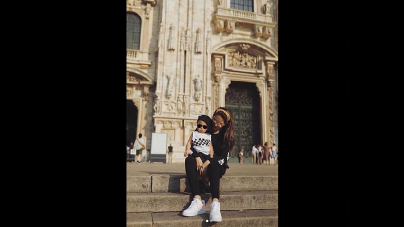 Hannah Quinlivan goes on a ‘date’ with her son