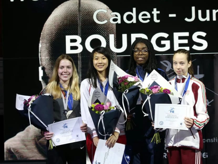 S’pore fencer, 16, makes history by winning world cadet title