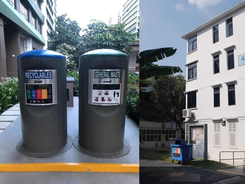 Around 60 per cent of Singaporeans mistakenly thought that recyclables have to be sorted by type before being deposited into blue bins or recycling chutes. Around 60 per cent of Singaporeans mistakenly thought that recyclables have to be sorted by type before being deposited into blue bins or recycling chutes.