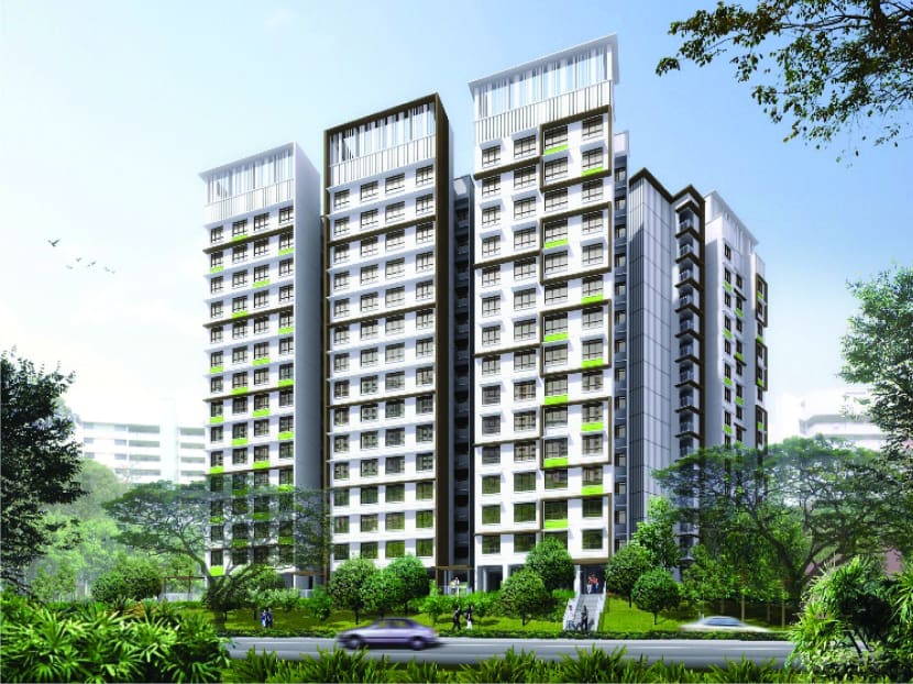 The Golden Peony BTO project at Jurong West.