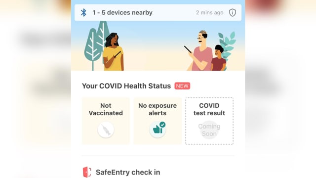 【冠状病毒19】更新版“合力追踪”应用程序已推出 显示是否已接种疫苗