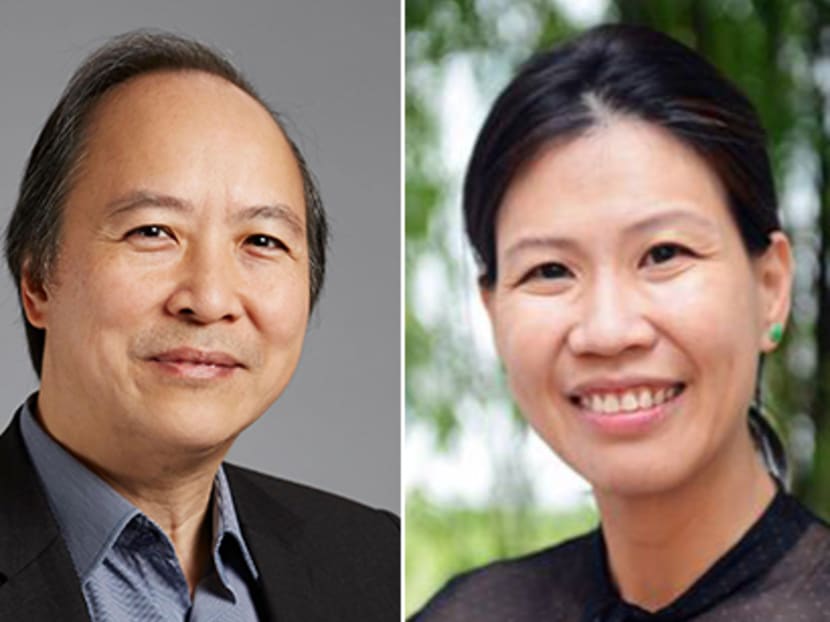 Associate Professor Leong Ching (right) from the Lee Kuan Yew School of Public Policy will take over from Associate Professor Peter Pang (left) as dean of students at the National University of Singapore from January 2020.