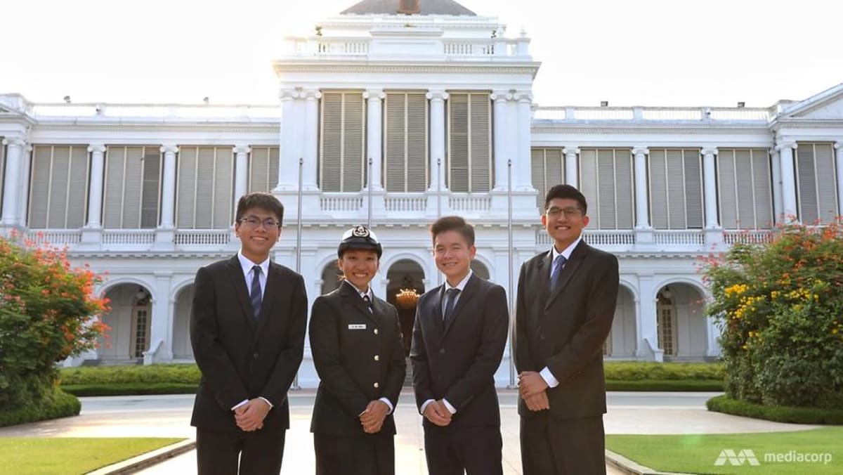 Four receive President's Scholarship in Istana ceremony - CNA