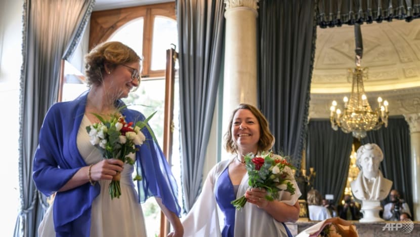 History made as first same-sex couples marry in Switzerland History made as first same-sex couples marry in Switzerland