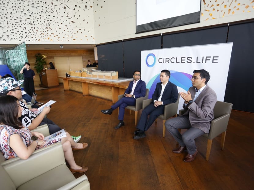 (L-R) Circles.Life Management Team - Abhishek Gupta, Donald Chan, Rameez Ansar. Photo: Circles.Life