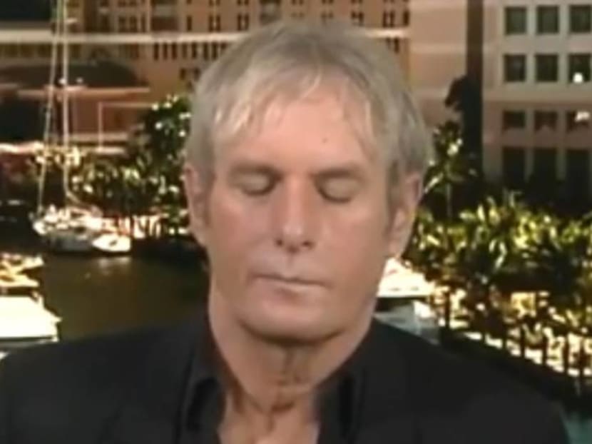 Five more minutes, please: Michael Bolton appears to fall asleep on live TV Five more minutes, please: Michael Bolton appears to fall asleep on live TV