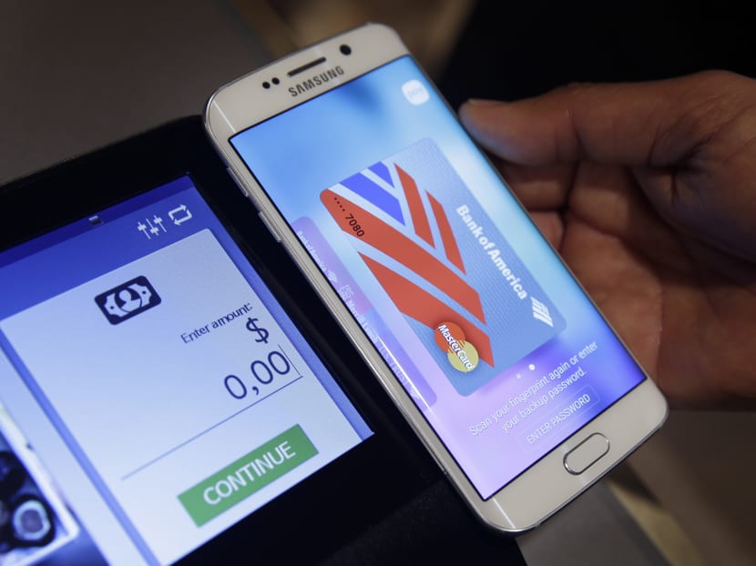 Samsung Pay will be coming to Singapore later this year. Photo: AP