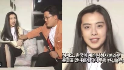 Old Clip Of Male Reporter Touching A 26-Year-Old Joey Wong’s Arm Sparks Anger