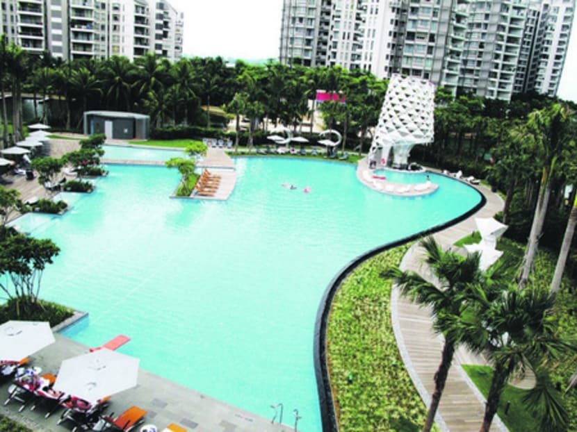 View of the swimming pool at W Singapore. Photo: Christopher Toh