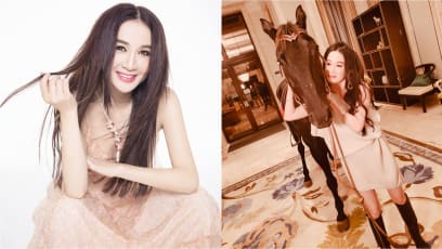 Irene Wan Wows Netizens With Photos Of Her With A Horse “In Her Living Room”