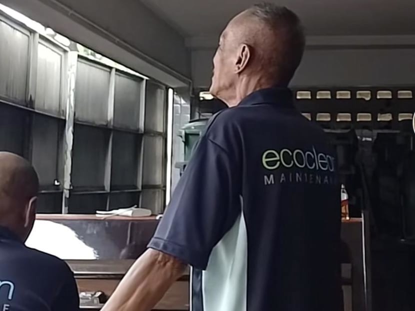 Video of 2 cleaners performing rock song at a bin centre in Singapore draws praise from viewers