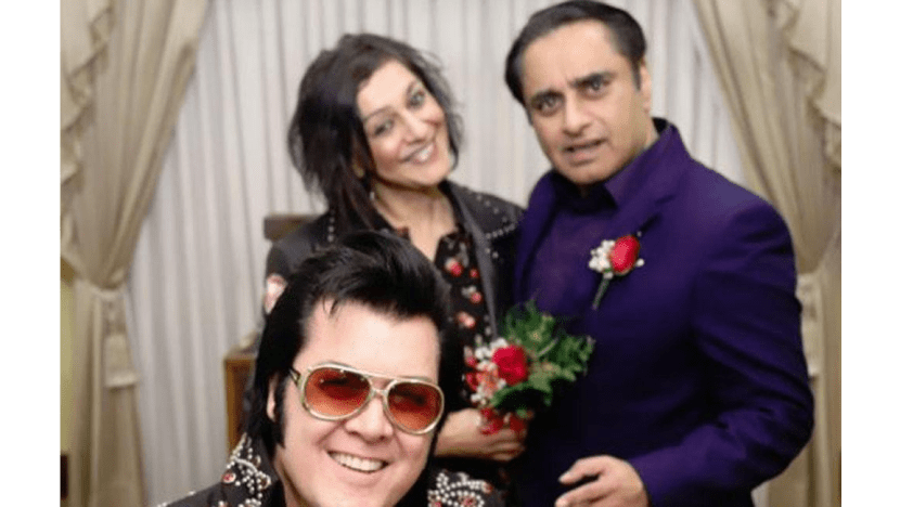 Meera Syal and Sanjeev Bhaskar renew wedding vows Meera Syal and Sanjeev Bhaskar renew wedding vows