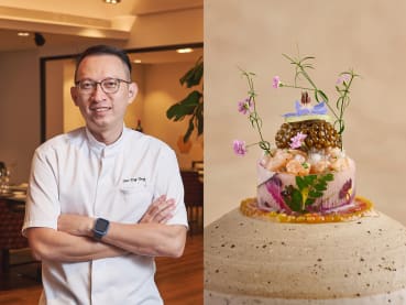 This Singaporean chef used to dislike even garnishes in his prawn noodles. Now he uses as many as 18 ingredients in one dish