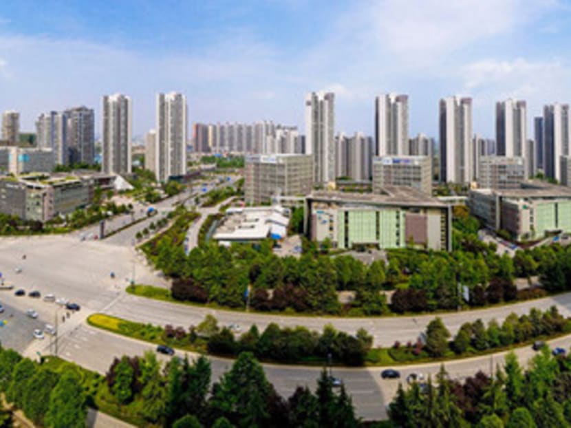 Tianfu Software Park houses a building that is home to 110 Internet start-ups, which enjoy free office space, free recruitment services for engineers and govt-subsidised coffee. Photo: Tianfu Software Park