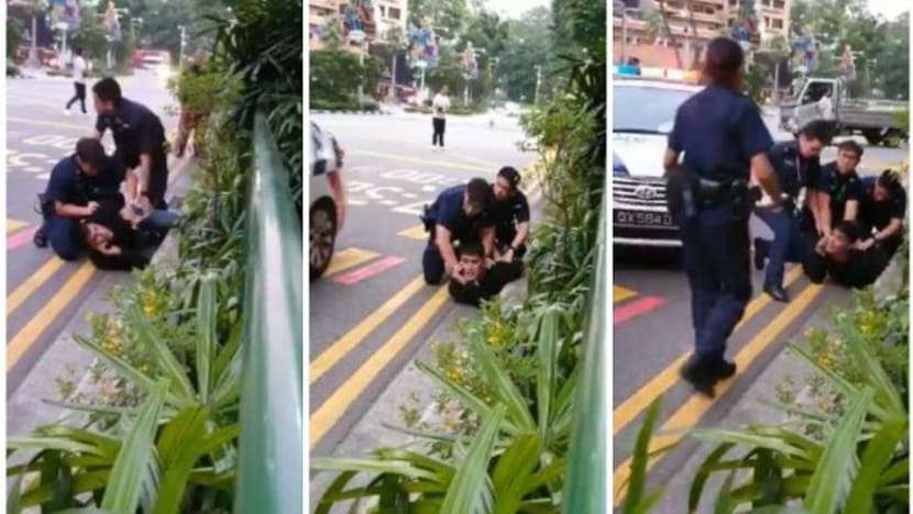 Singer Aliff Aziz resists arrest after drunken argument on Orchard Road Singer Aliff Aziz resists arrest after drunken argument on Orchard Road