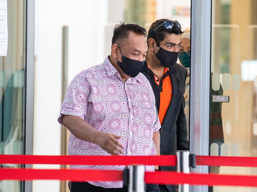 Osman Arrifin (left) pleaded guilty to two charges of contravening Covid-19 regulations.