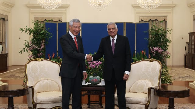 斯里兰卡总统到访 和李总理探讨如何加强和扩大双边关系