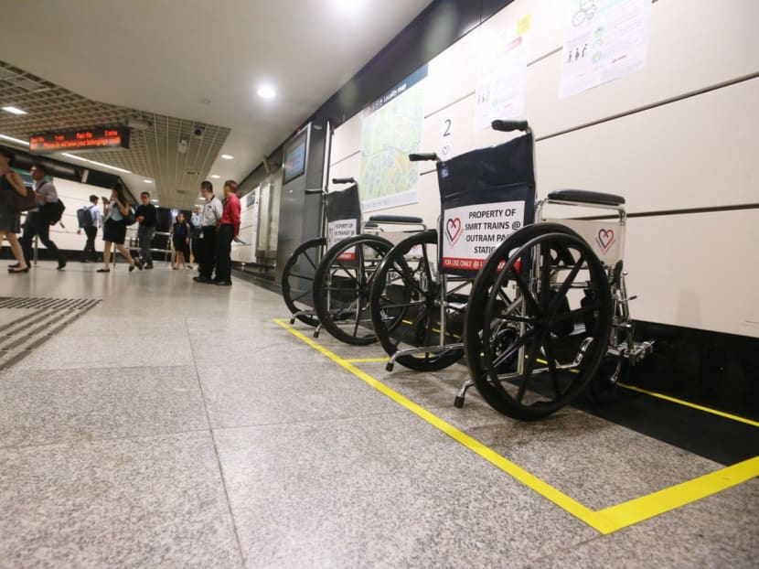 Elderly, disabled commuters get helping hand at Outram MRT
