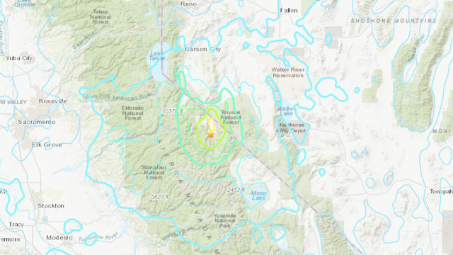 美国加州北部山区发生5.9级地震