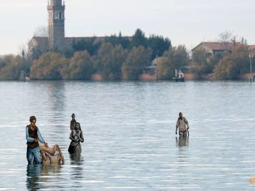 Floating nativity brings Christmas to Venice lagoon Floating nativity brings Christmas to Venice lagoon
