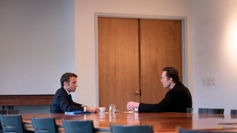 France's Macron discussed Twitter content rules in meeting with Musk France's Macron discussed Twitter content rules in meeting with Musk