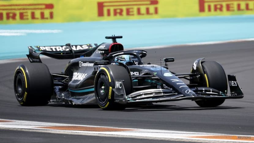 Mercedes' Russell fastest in first Miami Grand Prix practice