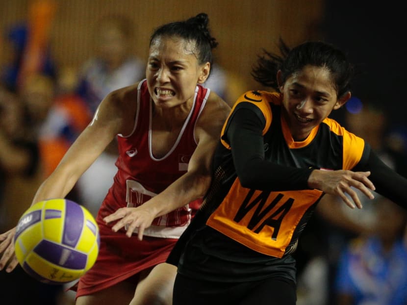 Singapore skipper Vanessa Lee in action in the final against Malaysia. Photo: Jason Quah/TODAY