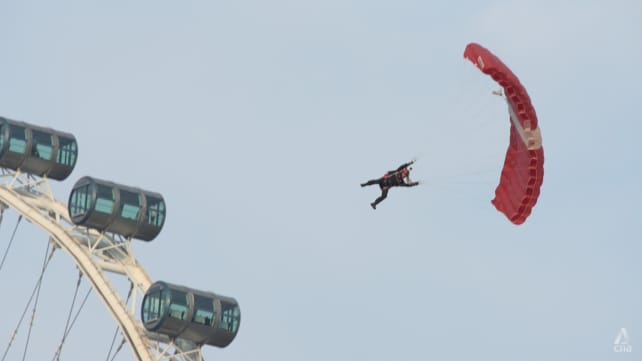 Sudden change in wind conditions contributed to Red Lions parachutist's hard landing at NDP: Ng Eng Hen