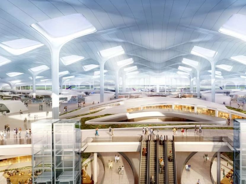 Design for Dalian International Airport in China. Source: Corgan