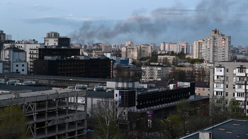 Blasts rock Kyiv as UN chief visits, US pledges new Ukraine aid Blasts rock Kyiv as UN chief visits, US pledges new Ukraine aid