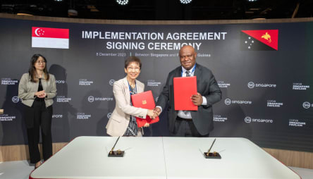 Singapore signs agreement with Papua New Guinea to cooperate on carbon credits