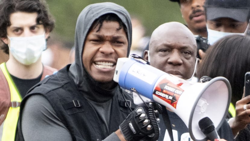 John Boyega Makes Emotional Speech At London's Black Lives Matter Protest John Boyega Makes Emotional Speech At London's Black Lives Matter Protest