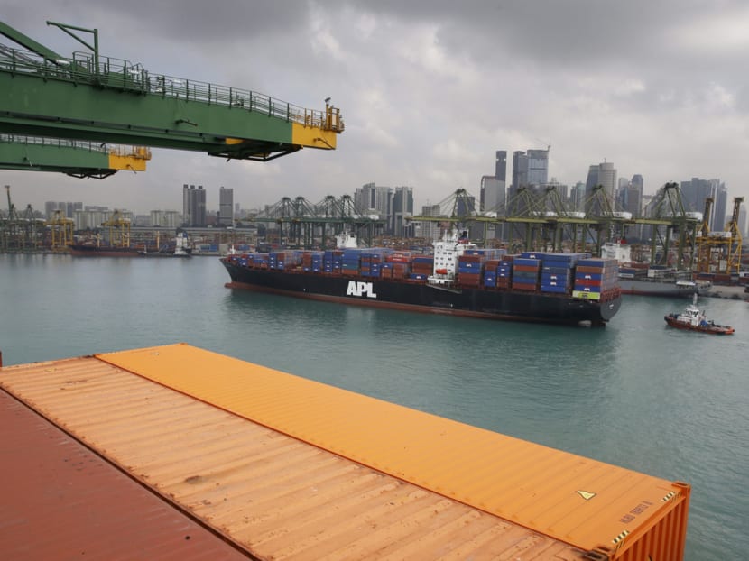 NOL’s container shipping unit, APL, registered a 6 per cent fall in first-quarter volume on-year. Revenue contracted 29 per cent to S$1.55 billion. Photo: Reuters