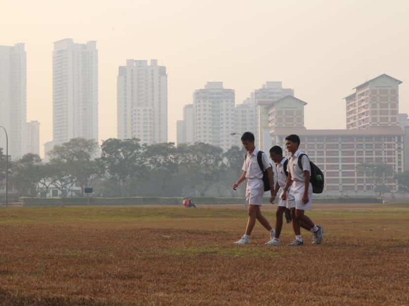 Haze as seen from Bishan on March 11, 2014. Photo: Don Wong
