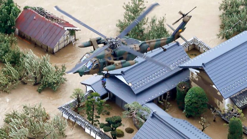 Japan sends in thousands of troops after Typhoon Hagibis hammers Tokyo Japan sends in thousands of troops after Typhoon Hagibis hammers Tokyo