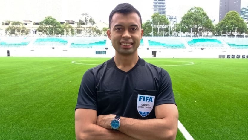 Two decades after joining a refereeing course at 16, this Singaporean will officiate at the World Cup