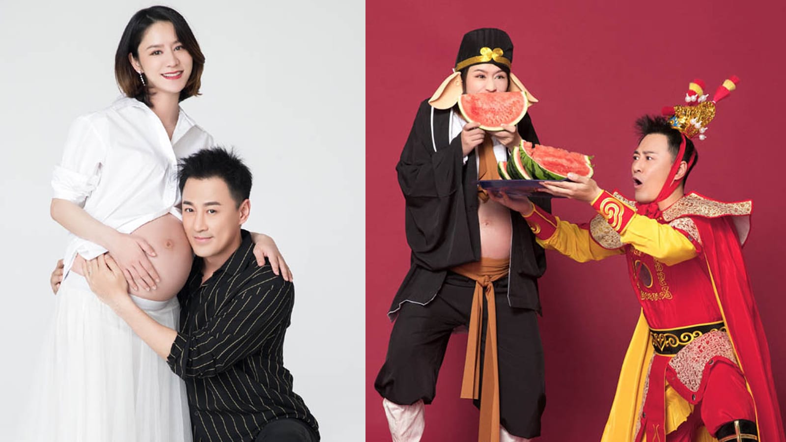 New Parents Raymond Lam And Carina Zhang Dress Up As Sun Wukong And Zhu Bajie For Pregnancy Photoshoot New Parents Raymond Lam And Carina Zhang Dress Up As Sun Wukong And Zhu Bajie For Pregnancy Photoshoot